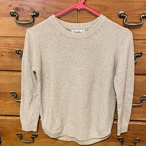 Pink Clover Women's Beige Crew Neck Sweater